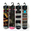 Durable Anti-shrink Knitting Jacquard Design Socks